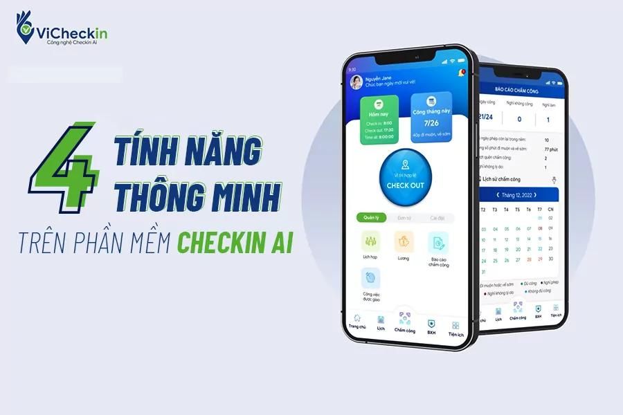 Tính năng của phần mềm chấm công AI Vicheckin