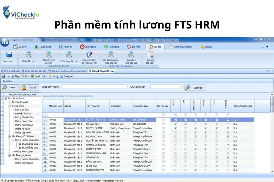 Phần mềm tính lương FTSHRM